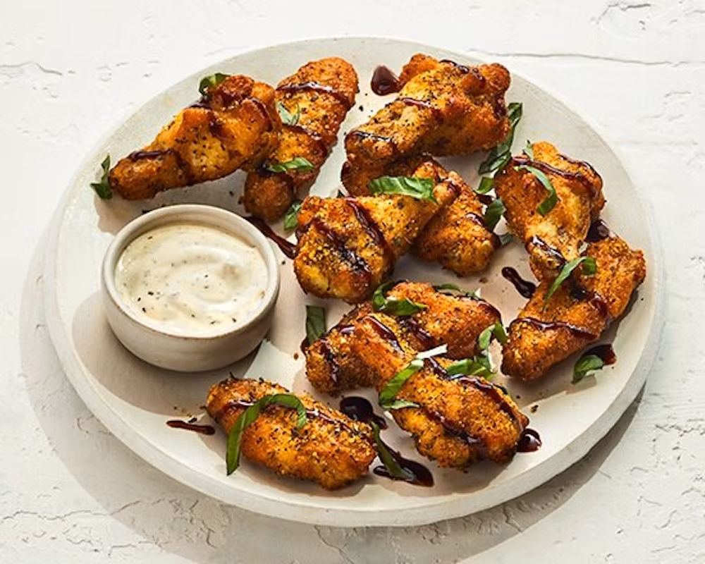 Lemon Pepper Parmesan Wings