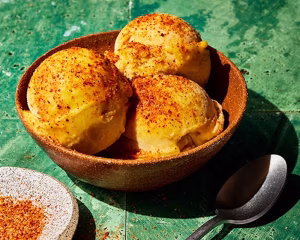 Mango Sorbet With Tajin