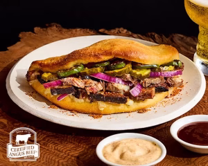 Smokestack Brisket Sandwich