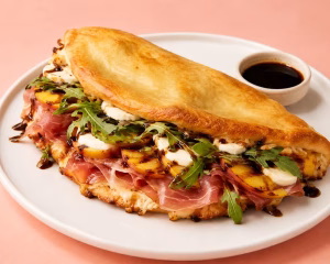 PEACH AND PROSCIUTTO SANDWICH
